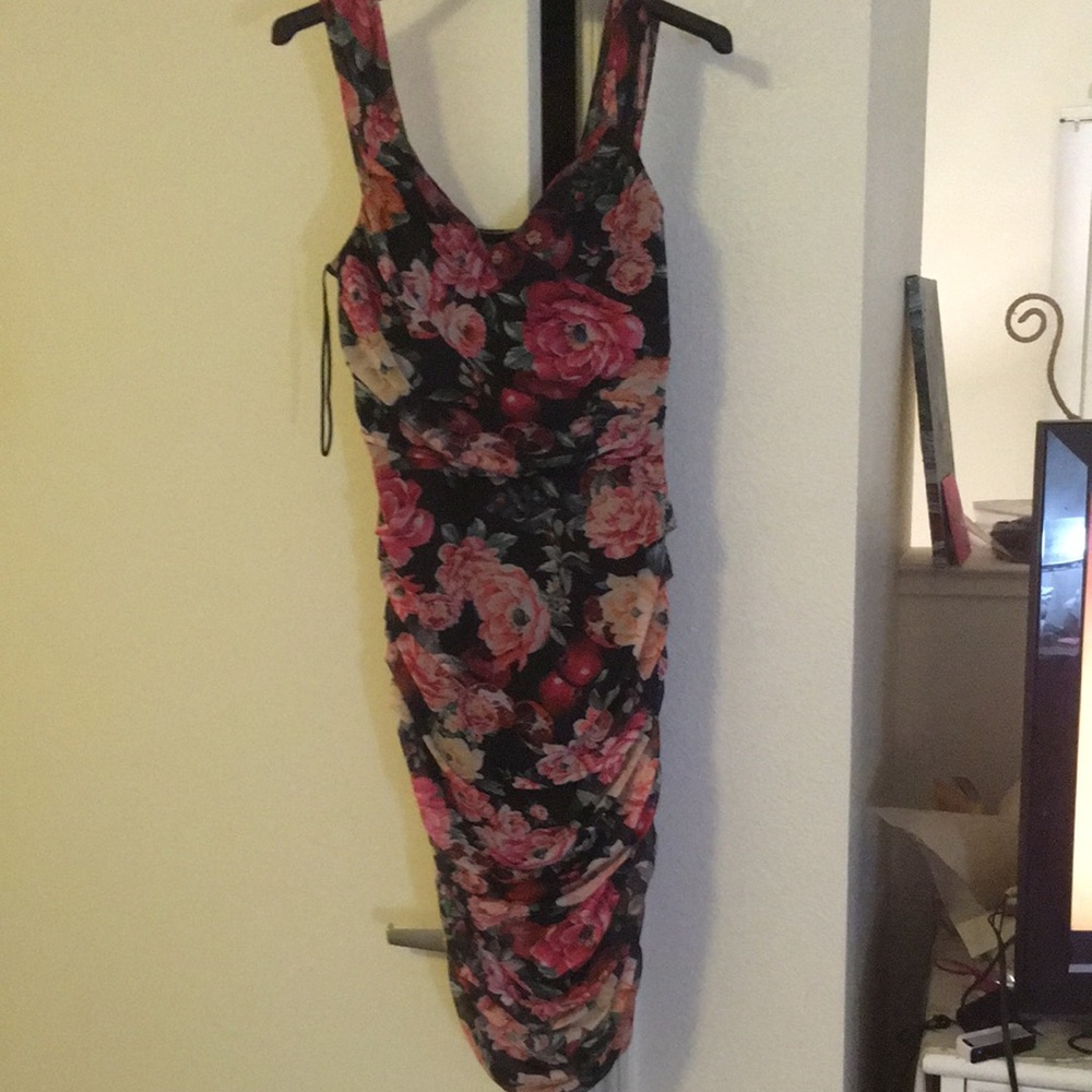 Express mesh tank top dress